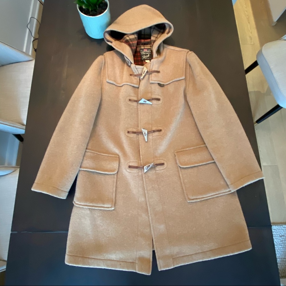 Gloverall Hooded Duffle Coat size L Made in UK
